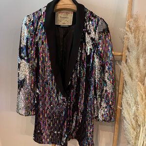 Sequin blazer